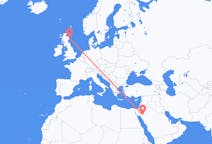 Flights from Tabuk, Saudi Arabia to Aberdeen, Scotland