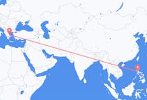 Flyreiser fra Manila, Filippinene til Skiathos, Hellas