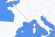 Flights from Alderney, Guernsey to Palermo, Italy