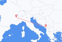 Flyreiser fra Podgorica, Montenegro til Chambery, Frankrike