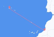 Flights from Guelmim, Morocco to Pico Island, Portugal