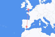 Flights from Málaga to Guernsey