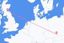 Flyg från Ostrava till Edinburgh