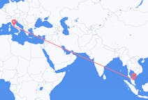 Flyrejser fra Kuala Terengganu, Malaysia til Rom, Italien