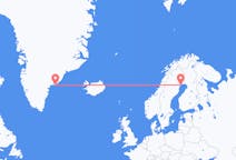Flights from Kulusuk, Greenland to Luleå, Sweden