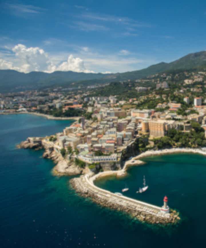 Flights from Carcassonne, France to Bastia, France