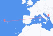 Flights from Dubrovnik, Croatia to Pico Island, Portugal