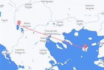 Flyg från Ohrid, Nordmakedonien till Lemnos, Grekland