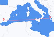 出发地 希腊从 凯法利尼亚岛目的地 西班牙格拉纳达的航班