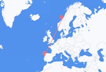 Flights from Ørland, Norway to Porto, Portugal