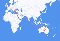 Flights from Olympic Dam, Australia to Rhodes, Greece