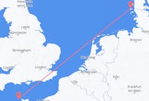 Flights from Alderney, Guernsey to Westerland, Germany