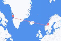 Flights from Aasiaat, Greenland to Røros, Norway