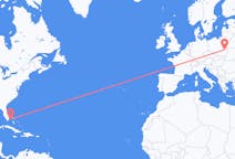 Flyrejser fra Bimini, Bahamas til Lublin, Polen