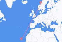 Flights from São Vicente to Trondheim