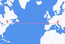 Flyrejser fra Montreal, Canada til Pula, Kroatien