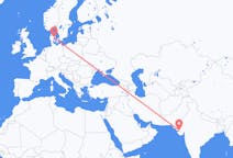 Flights from Kandla, India to Aarhus, Denmark
