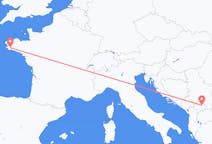 Flights from Pristina, Kosovo to Quimper, France
