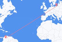 Flyreiser fra Bucaramanga, Colombia til Gdansk, Polen
