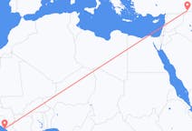 Flüge von Monrovia, Liberia nach Şırnak, die Türkei