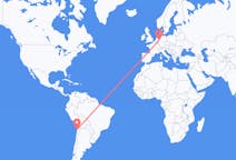 Flyreiser fra Antofagasta, Chile til Dortmund, Tyskland