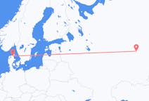 Flyg från Perm till Ålborg