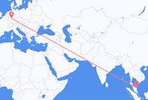 马来西亚出发地 瓜拉登嘉楼飞往马来西亚目的地 法兰克福的航班