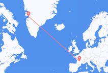Flyg från Brive-la-Gaillarde, Frankrike till Ilulissat, Grönland