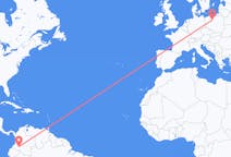 Flyrejser fra Florencia, Colombia til Bydgoszcz, Polen