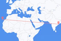 Flights from Bhubaneswar, India to Tenerife, Spain