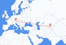 Flyrejser fra Namangan, Usbekistan til Salzburg, Østrig