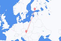 Flyreiser fra Bratislava, til Helsingfors
