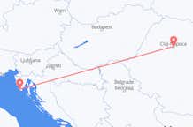 Flug frá Pula til Cluj-Napoca