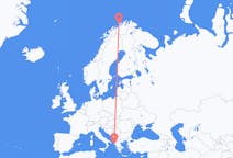 Flights from Hasvik, Norway to Corfu, Greece