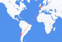 Flyrejser fra Osorno, Chile til Nantes, Frankrig