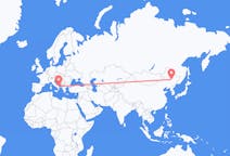 Flyg från Harbin, Kina till Bari, Italien