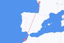 Flyg från Casablanca, Chile till La Rochelle
