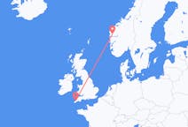 Flights from Førde, Norway to Newquay, the United Kingdom
