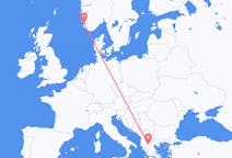 Flights from Kastoria, Greece to Stavanger, Norway