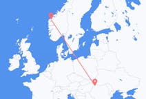 Flights from Volda, Norway to Satu Mare, Romania