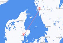Flights from Gothenburg to Aarhus