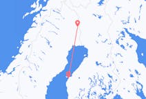 Vluchten van Pajala, Zweden naar Vaasa, Finland