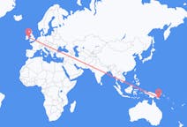 Flyreiser fra Tufi, Papua Ny-Guinea til Dublin, Irland