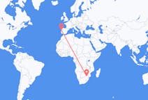 Flyreiser fra Polokwane, Limpopo, Sør-Afrika til Porto, Portugal