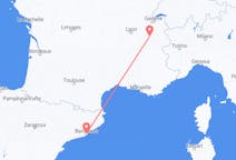 Flyreiser fra Barcelona, Spania til Chambery, Frankrike