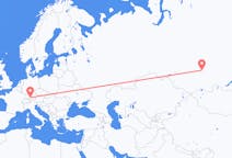 Fly fra Krasnojarsk til Memmingen