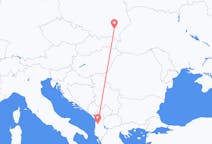 Flyg från Tirana, Albanien till Rzeszów, Polen