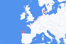 Flüge von Sonderburg, Dänemark nach La Coruña, Spanien
