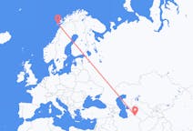 Flyreiser fra Asjkhabad, Turkmenistan til Leknes, Norge