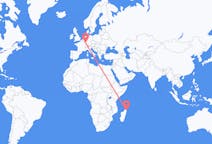 Flyg från Sambava, Madagaskar till Saarbrücken, Tyskland